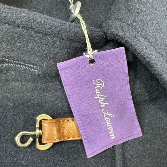 RALPH LAUREN Purple Label Fintona Wool Toggle Buckle Coat Size 4 - Picture 7 of 10